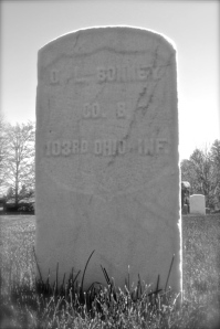 Bonney's Grave Marker at Dayton National Cemetery
